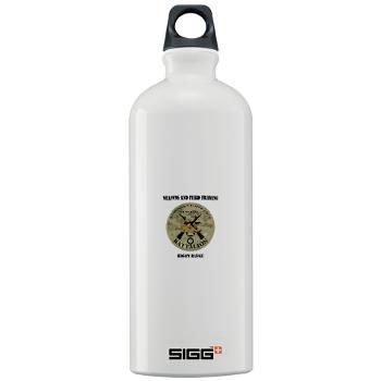 WFTB - M01 - 03 - Weapons & Field Training Battalion with Text - Sigg Water Bottle 1.0L - Click Image to Close